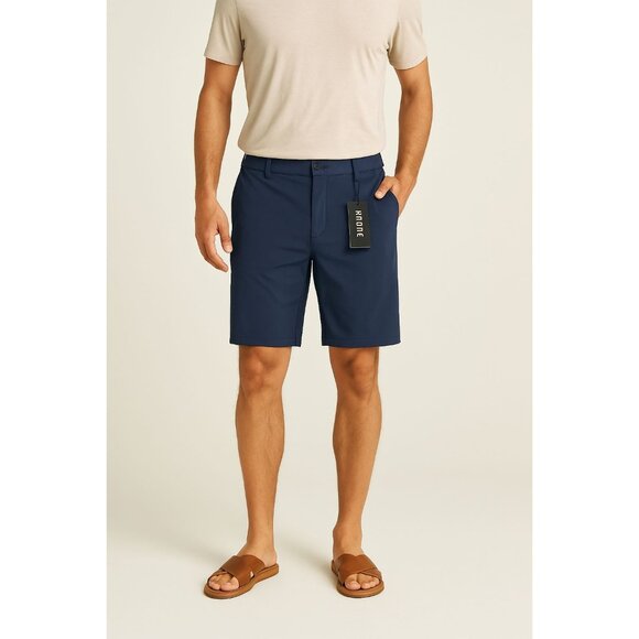 Rhone‎ Men's Commuter Shorts Flex-Knit Travel Techwear Navy Size 40 - Picture 1 of 11